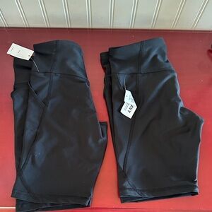 Old Navy Kids Black Bike Shorts set of 2